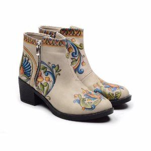 Goby Shoes - Floral Short Boots